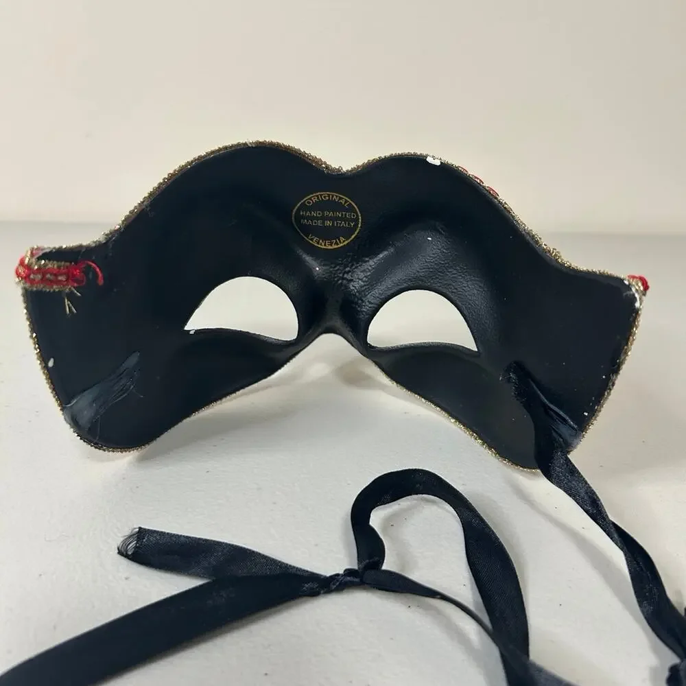 Hand Painted Venetian Masquerade Mask - Real Venetian Carnival Mask